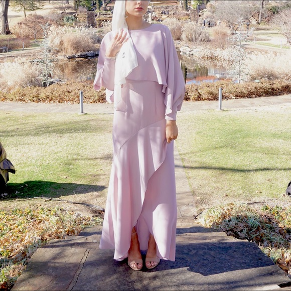 ASOS Dresses & Skirts - blush maxi gown